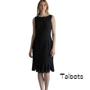 Talbots Black Dress Size 6P